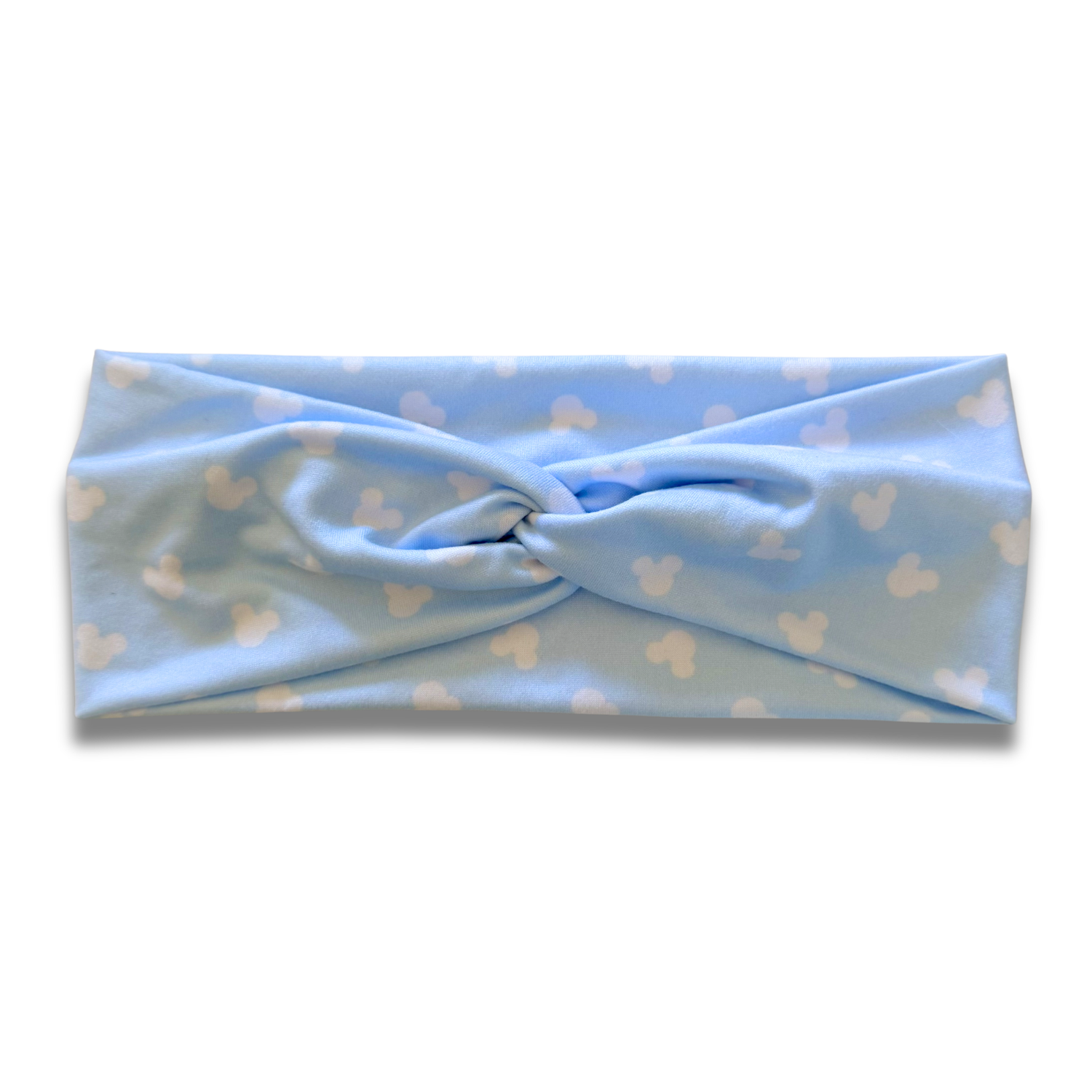 Blue Mouse Sweetheart Headband (or removable tie option) Sewing Sweethearts Sweetheart