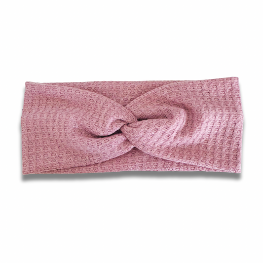 Dusty Rose Waffle Knit Sweetheart (or removable tie option) Sewing Sweethearts Sweetheart