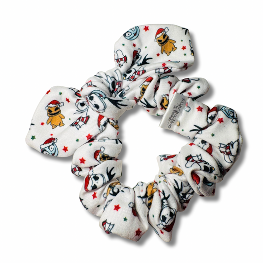 Christmas Town Bow Scrunchie