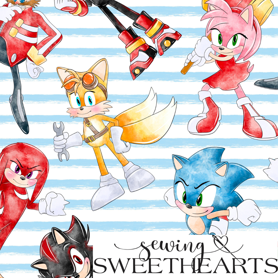 Hedgehog Minky Blanket PREORDER (~4 weeks before shipping)  Sewing Sweethearts   