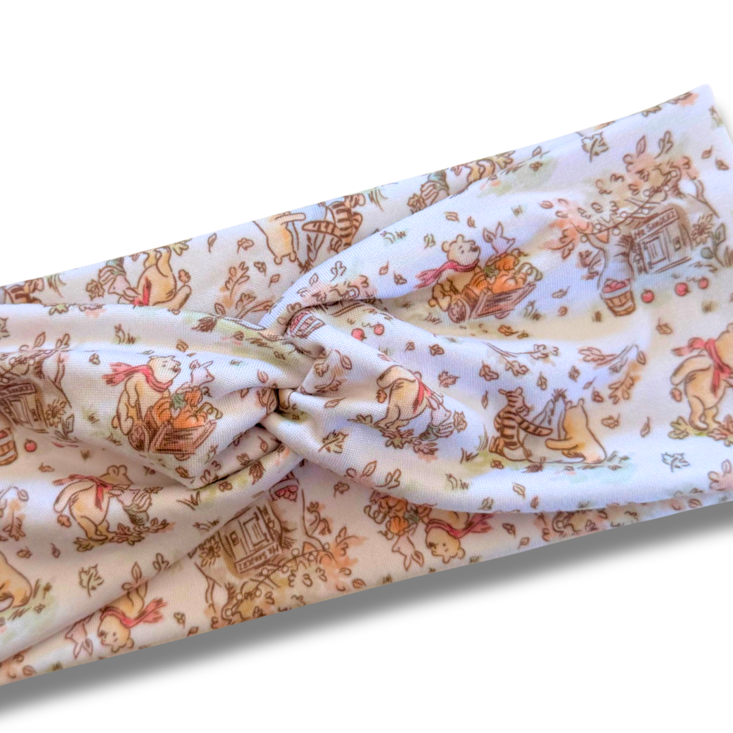 Fall Bear Sweetheart Headband (or removable tie option) Sewing Sweethearts