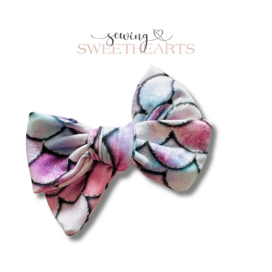 Pastel Mermaid Bow  Sewing Sweethearts   