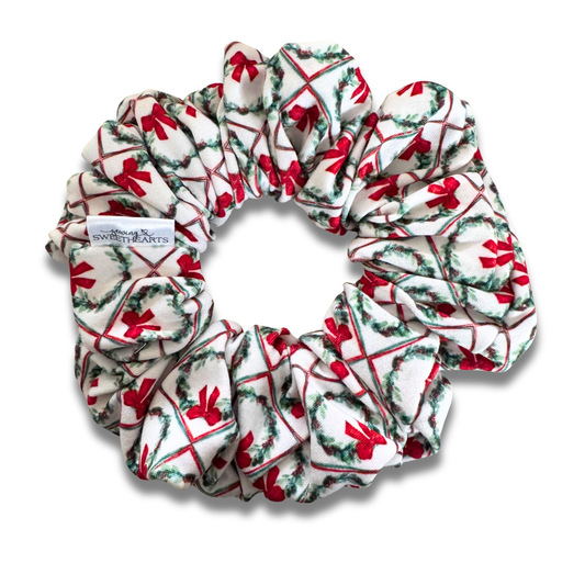 Oh Christmas Wreath Scrunchie