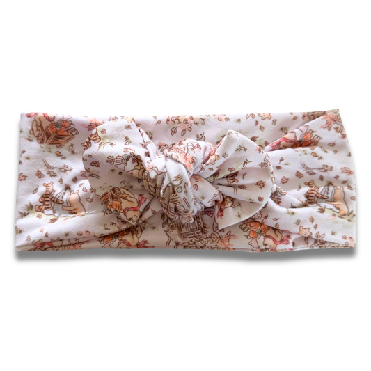 Fall Bear Sweetie Headband Sewing Sweethearts