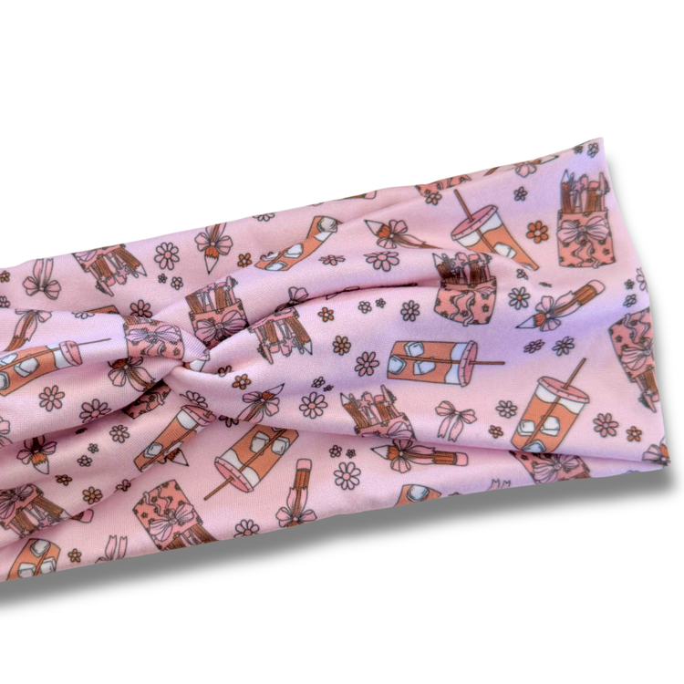 Educator Sweetheart Headband (or removable tie option) Sewing Sweethearts