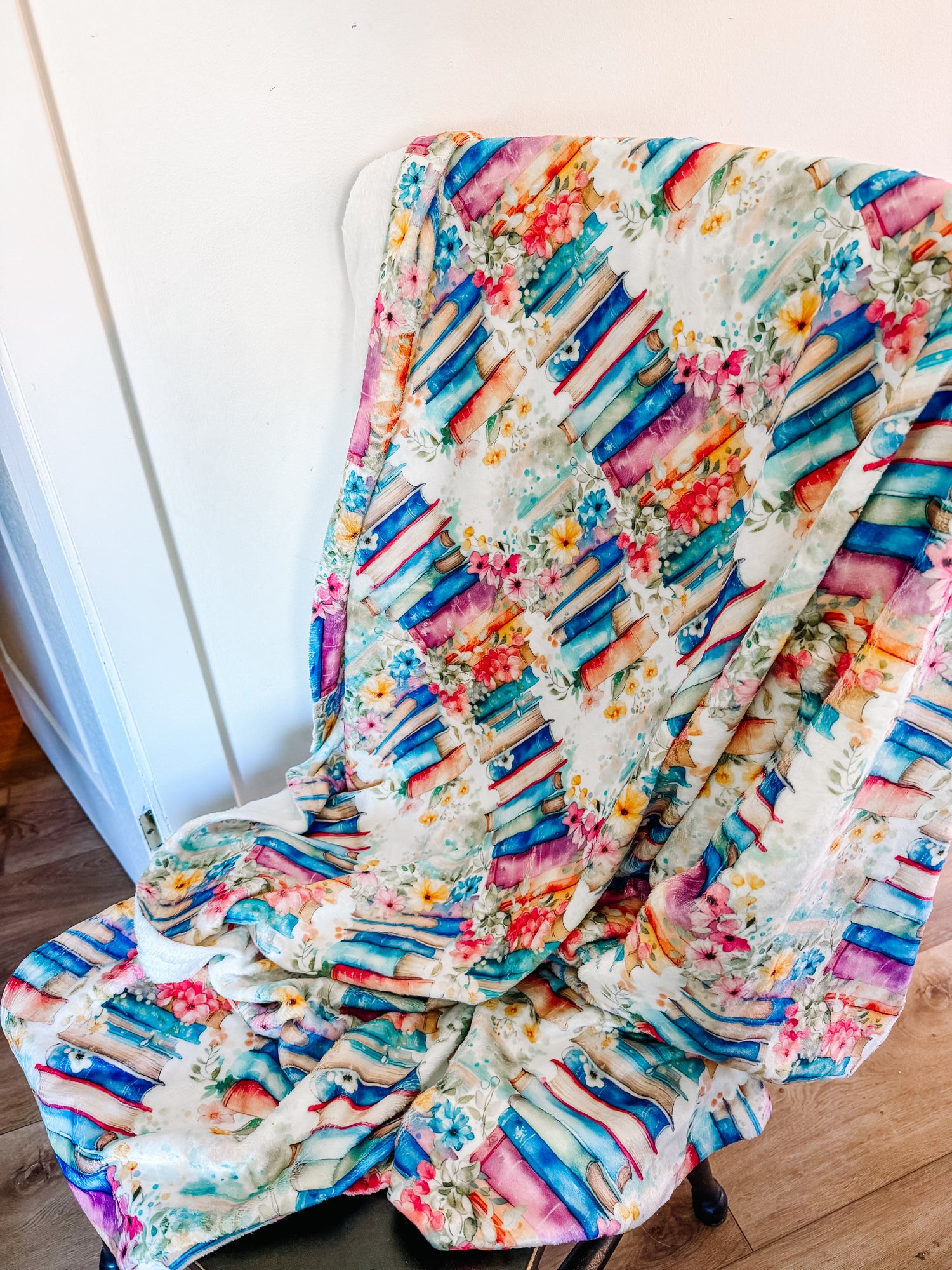 My Reading Blankie Minky Blanket PREORDER (~4 weeks before shipping) Sewing Sweethearts