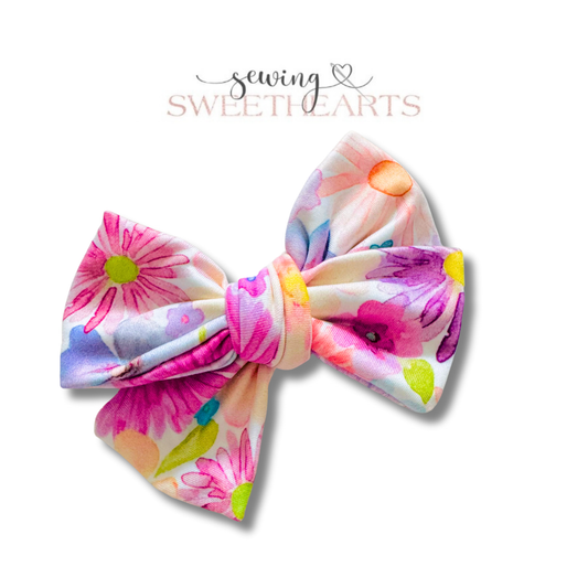 Flower Child Bow Sewing Sweethearts