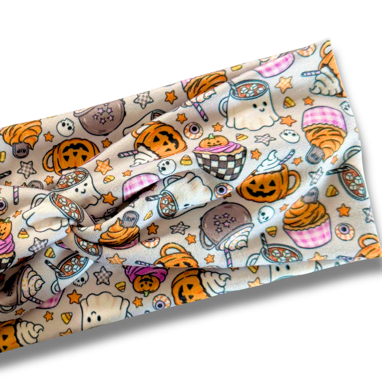 Spooky Treats Sweetheart Headband (or removable tie option) Sewing Sweethearts