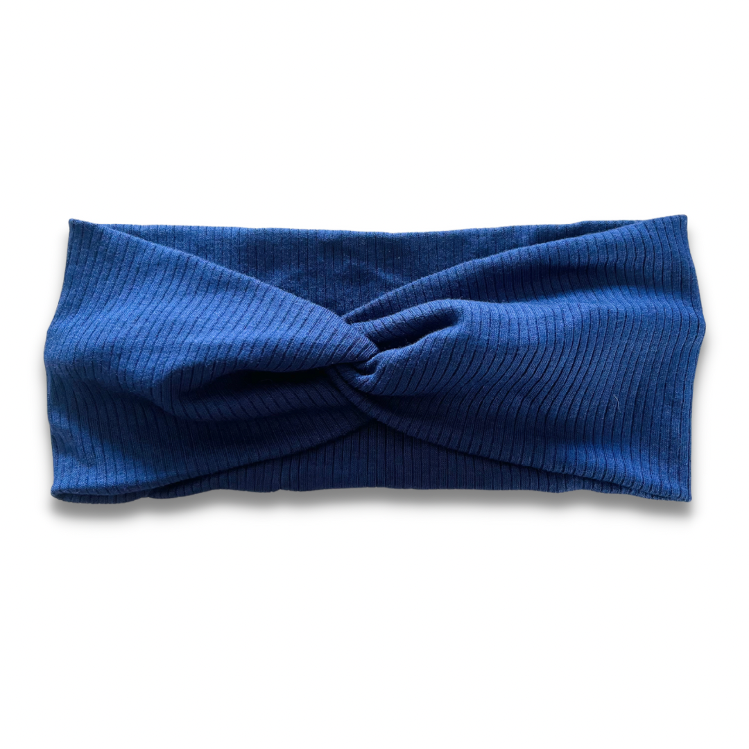 Midnight Blue Ribbed Sweetheart (or removable tie option)  Sewing Sweethearts Sweetheart  