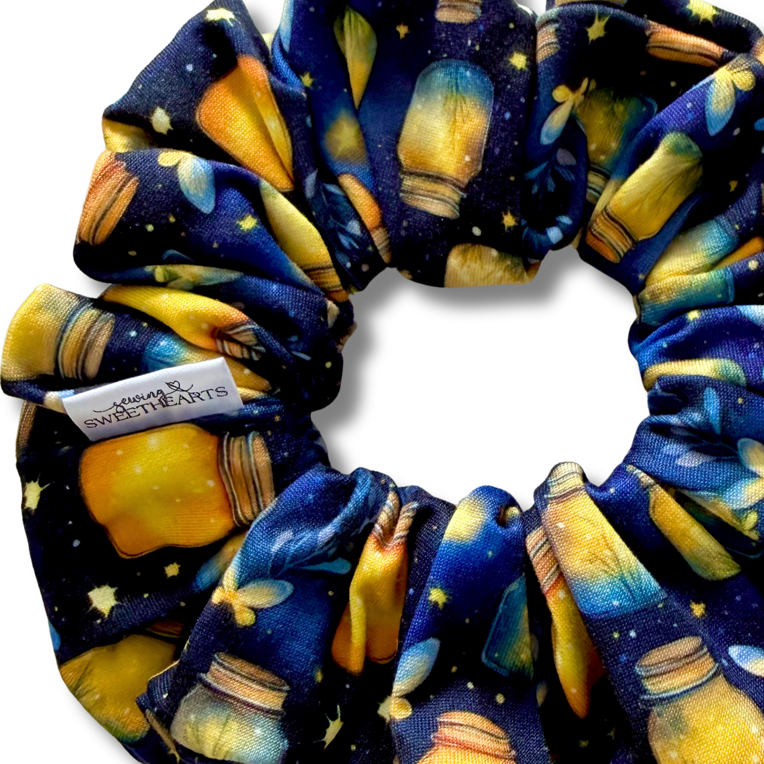 Fireflies Scrunchie Sewing Sweethearts