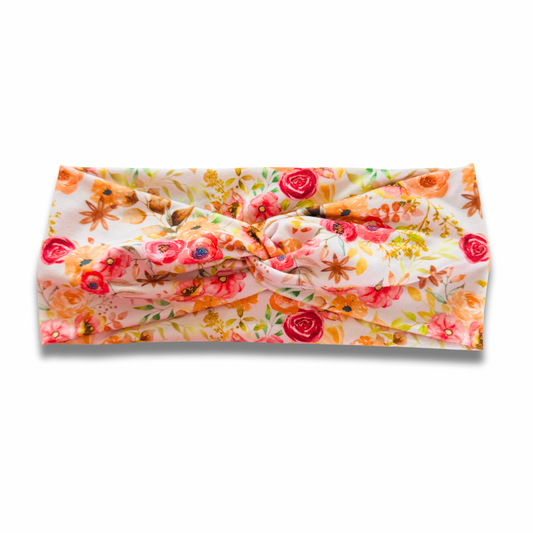 Golden Sunrise Sweetheart Headband (or removable tie option) Sewing Sweethearts Sweetheart