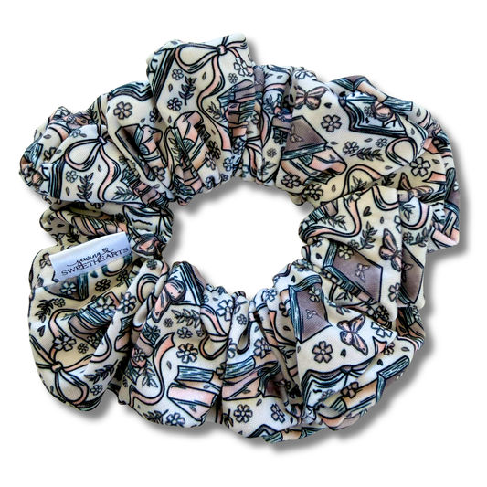 Books and Bows Scrunchie Sewing Sweethearts