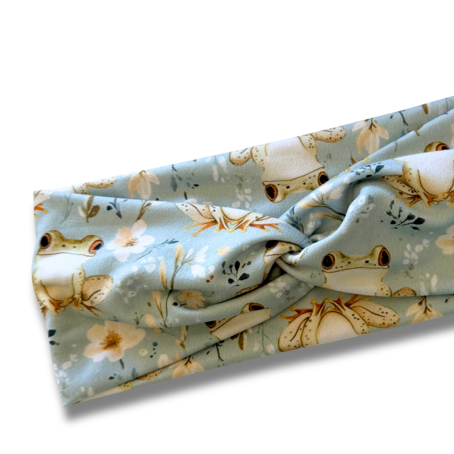 Froggie Sweetheart Headband (or removable tie option) Sewing Sweethearts