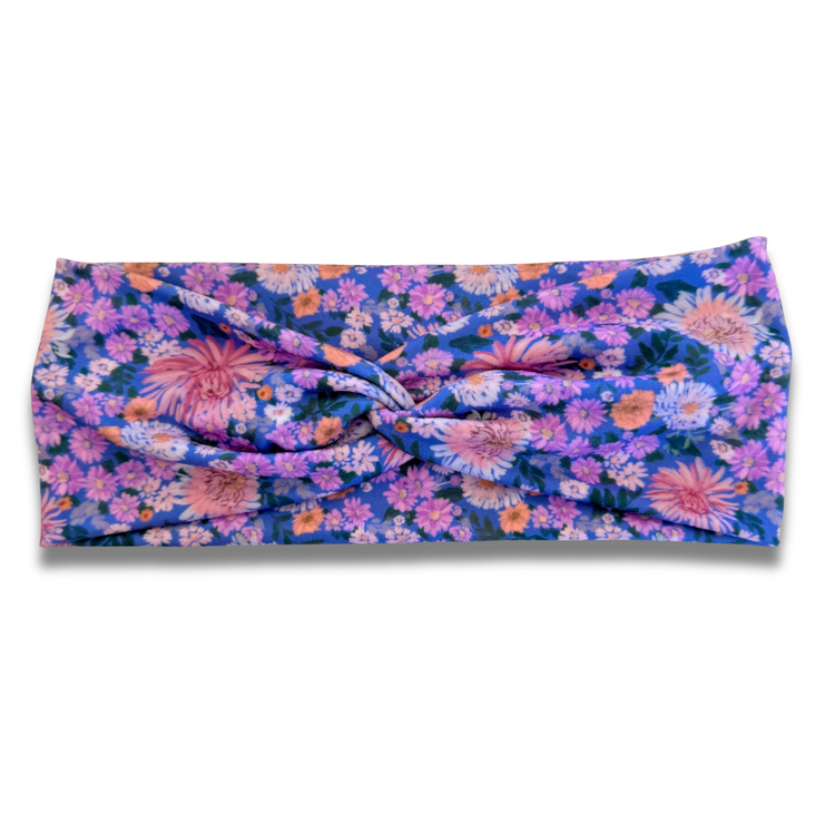 Purple Haze Sweetheart Headband (or removable tie option) Sewing Sweethearts Sweetheart
