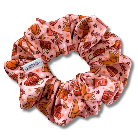 Fall Girl Scrunchie Sewing Sweethearts