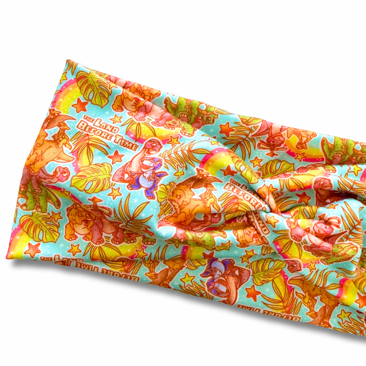 Famous Dinosaurs Sweetheart Headband (or removable tie option) Sewing Sweethearts