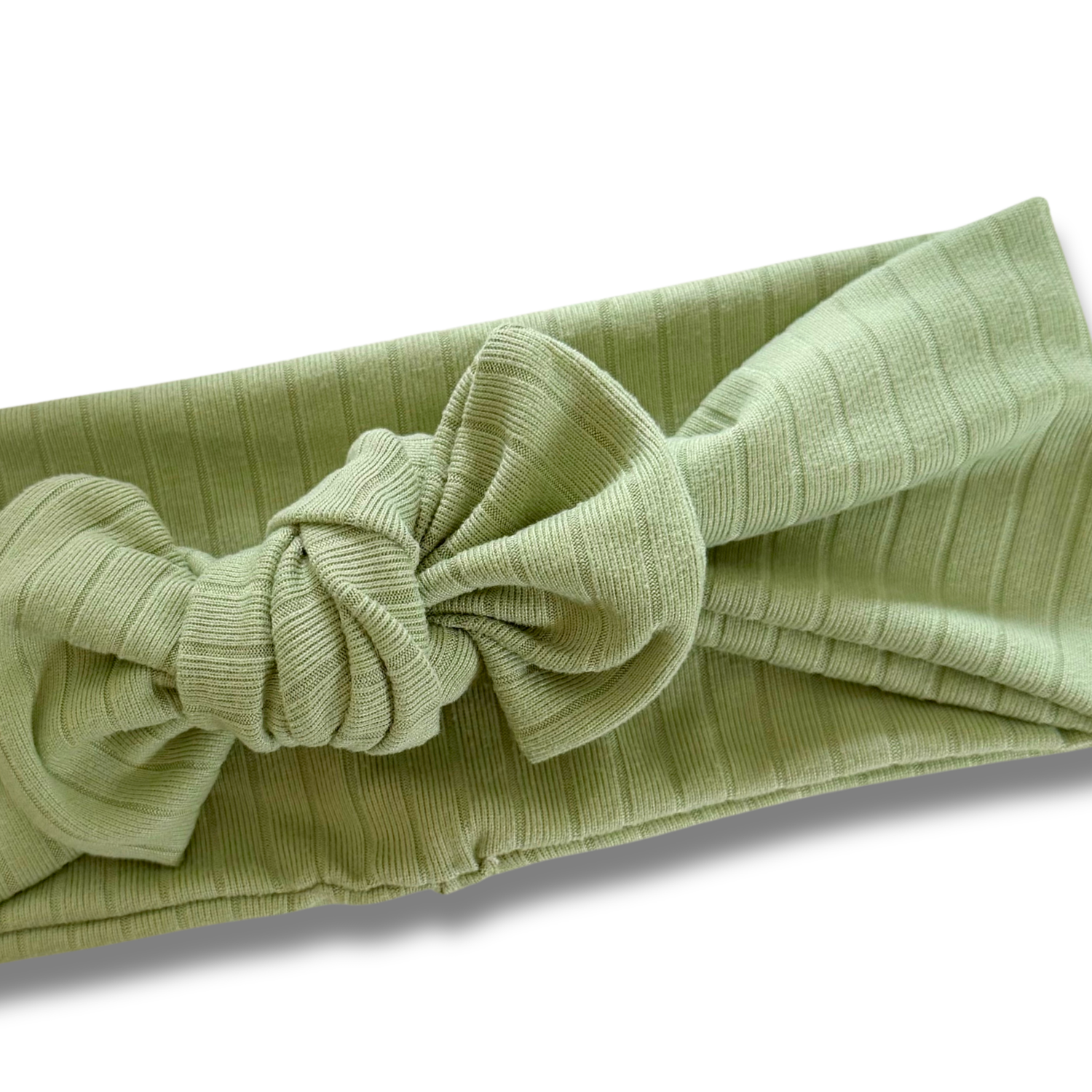 Sage Ribbed Sweetie Headband Sewing Sweethearts