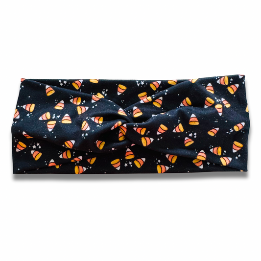 Candy Corn Sweetheart Headband (or removable tie option) Sewing Sweethearts Sweetheart