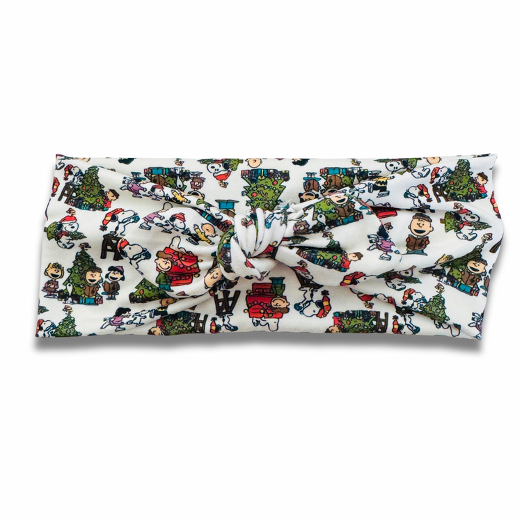 Peanuts Holiday Sweetheart Headband (or removable tie option) Sewing Sweethearts Sweetheart with Removable Tie