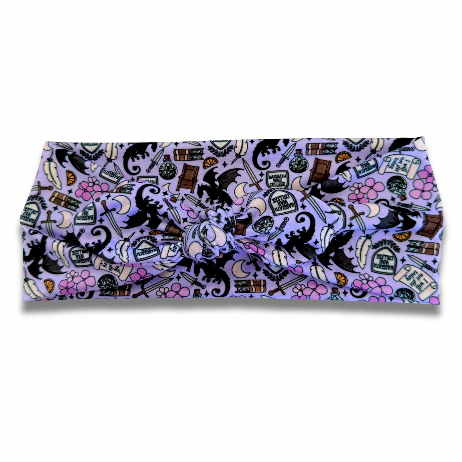 4th Wing (v.3) Sweetheart Headband (or removable tie option) Sewing Sweethearts Sweetheart with Removable Tie