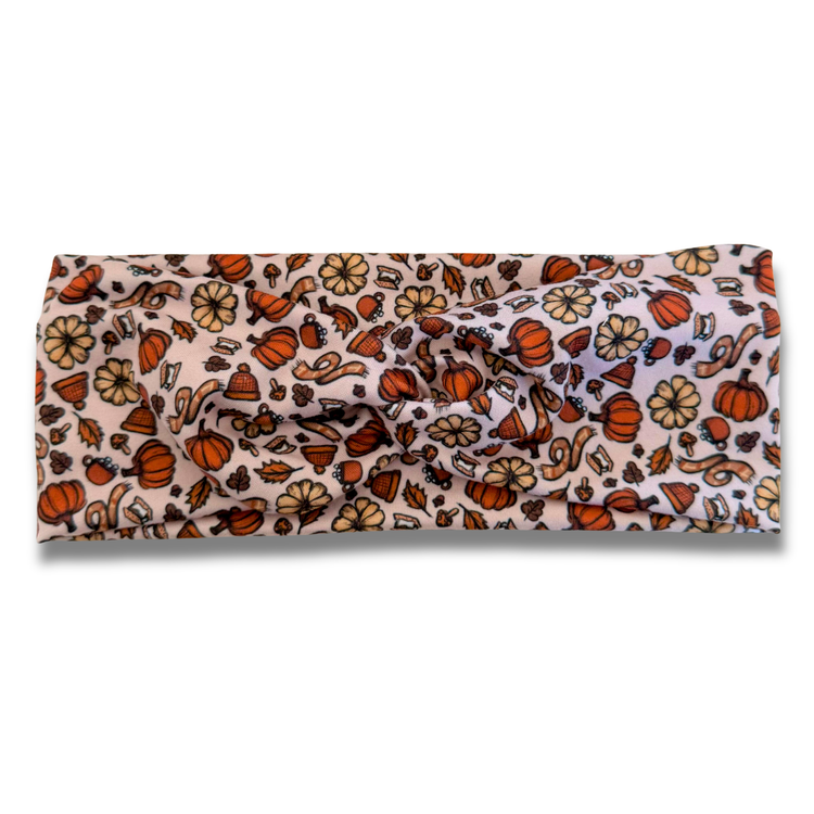 Fall Smores Sweetheart Headband (or removable tie option) Sewing Sweethearts Sweetheart