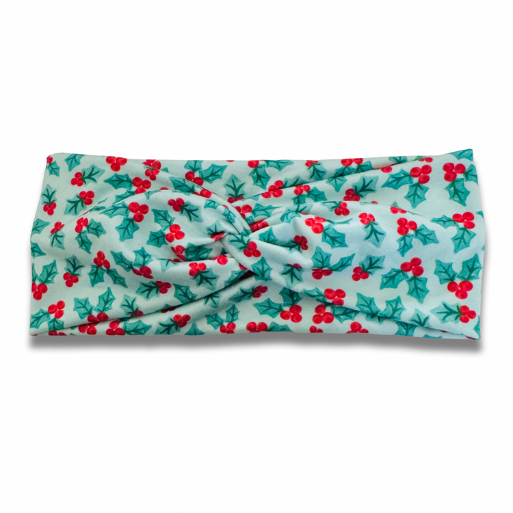 Holly Jolly Sweetheart Headband (or removable tie option)
