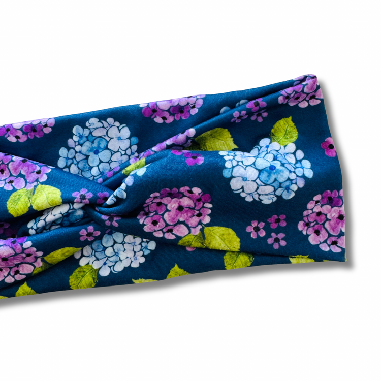 Hydrangea Whisper Sweetheart Headband (or removable tie option) Sewing Sweethearts