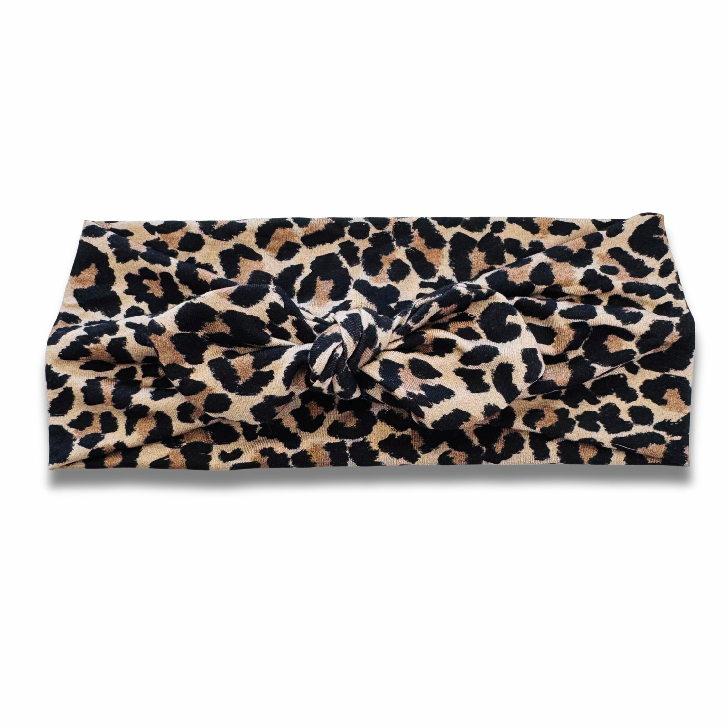 Leopard Sweetheart Headband (or removable tie option) Sewing Sweethearts Sweetheart with Removable Tie