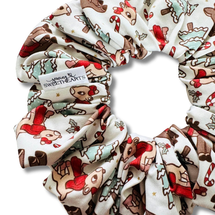 Rudolph Love Scrunchie  Sewing Sweethearts   