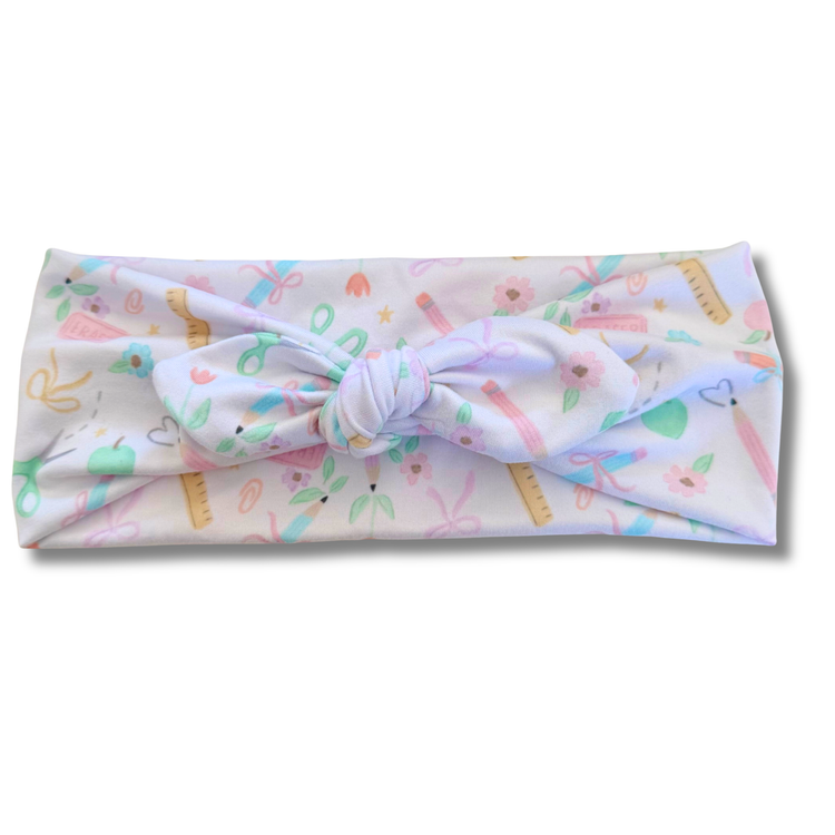 School Sweetheart Headband (or removable tie option) Sewing Sweethearts Sweetheart with Removable Tie