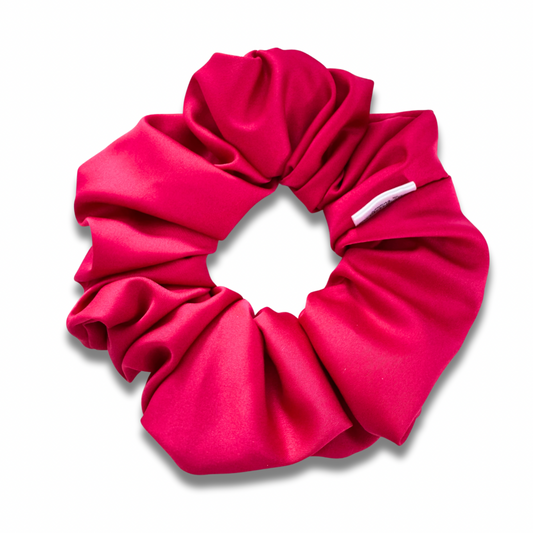 Fuchsia Satin Scrunchie Sewing Sweethearts