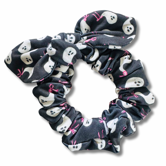 Ghosties Bow Scrunchie Sewing Sweethearts
