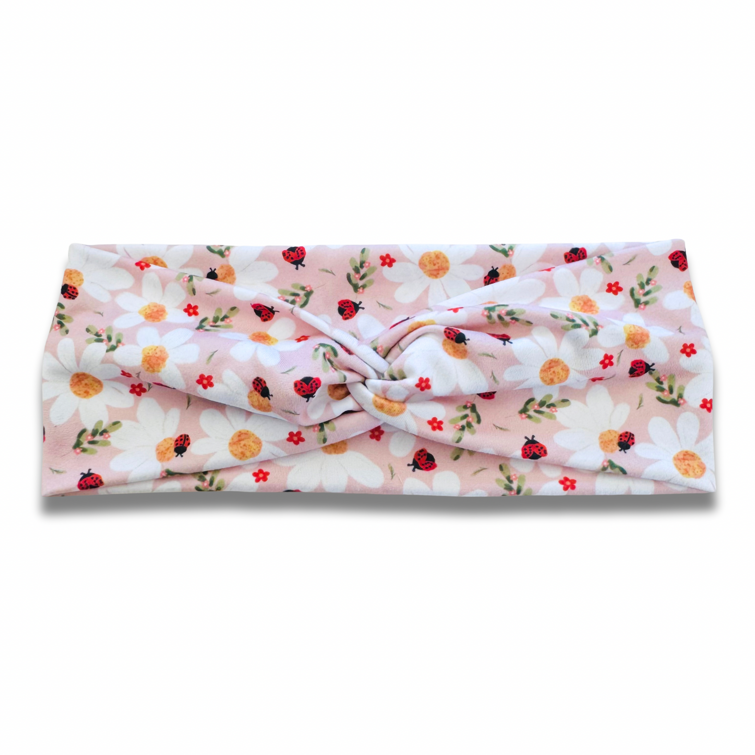 Ladybugs & Daisies Sweetheart Headband (or removable tie option) Sewing Sweethearts Sweetheart