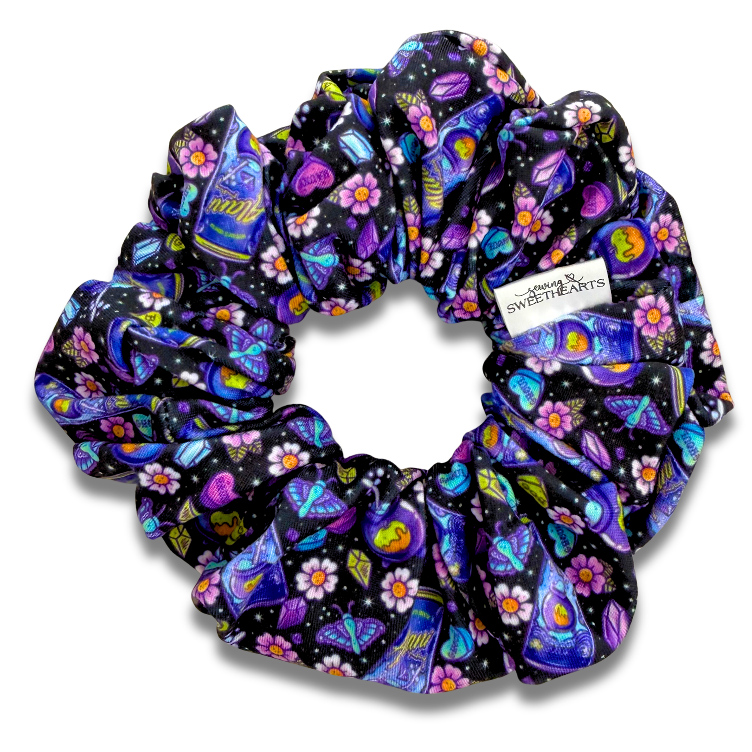 Witches Brew Scrunchie Sewing Sweethearts