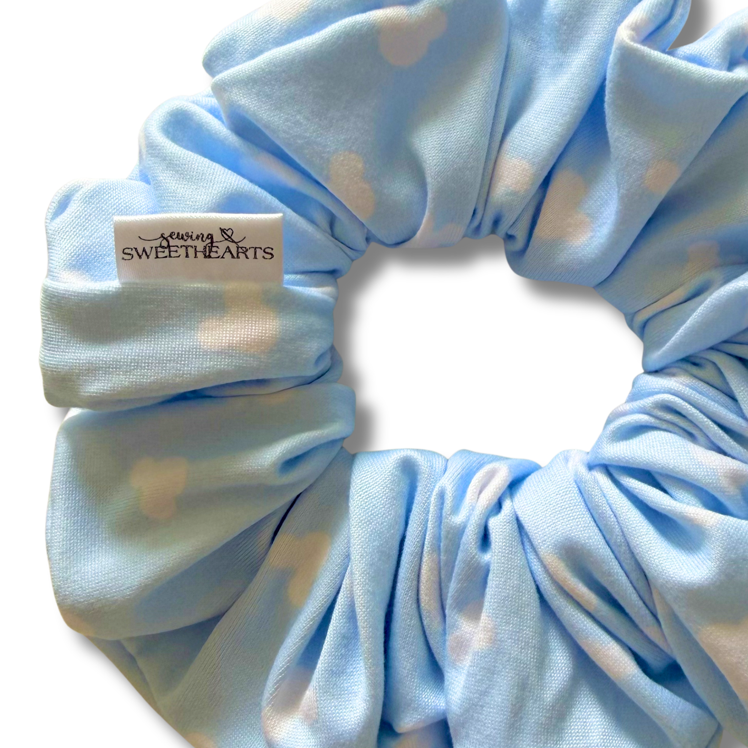 Blue Mouse Scrunchie Sewing Sweethearts