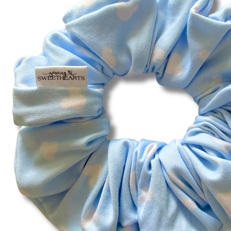 Blue Mouse Scrunchie Sewing Sweethearts