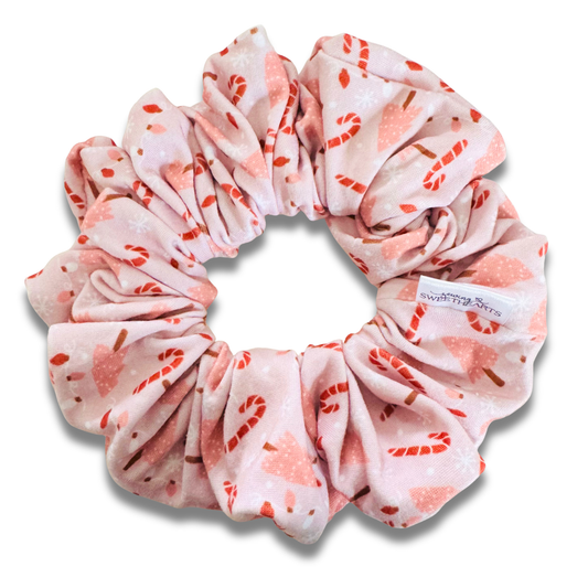 Candy Cane Forest Scrunchie