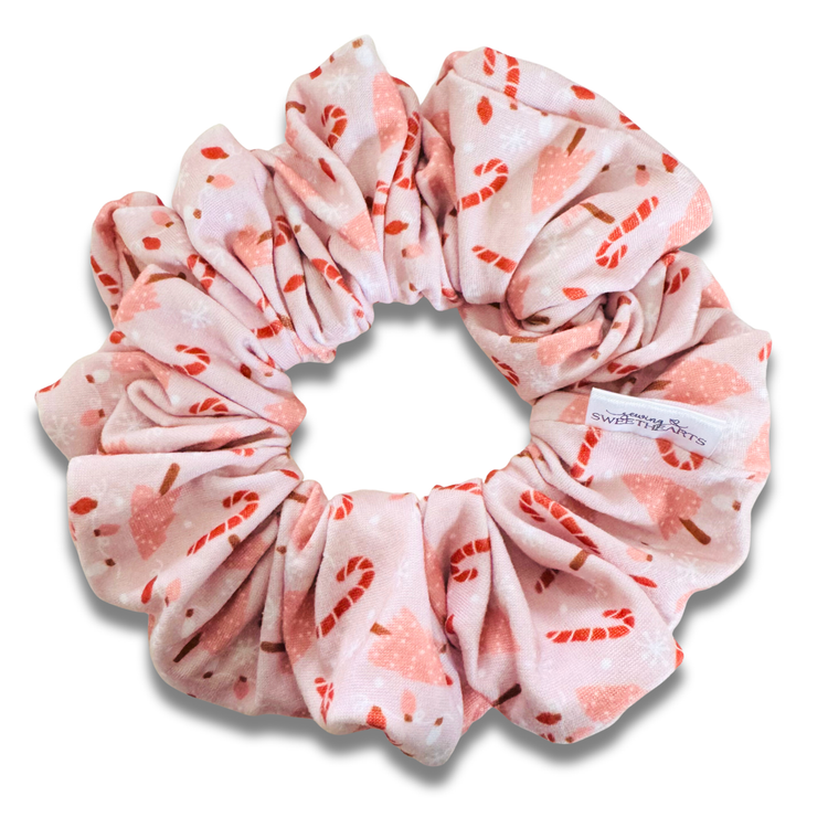 Candy Cane Forest Scrunchie