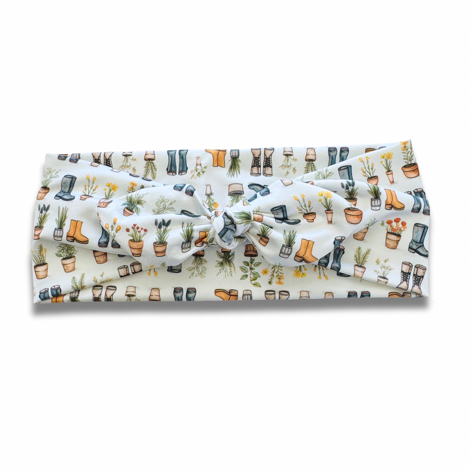 Gardening Sweetheart Headband (or removable tie option) Sewing Sweethearts Sweetheart with Removable Tie