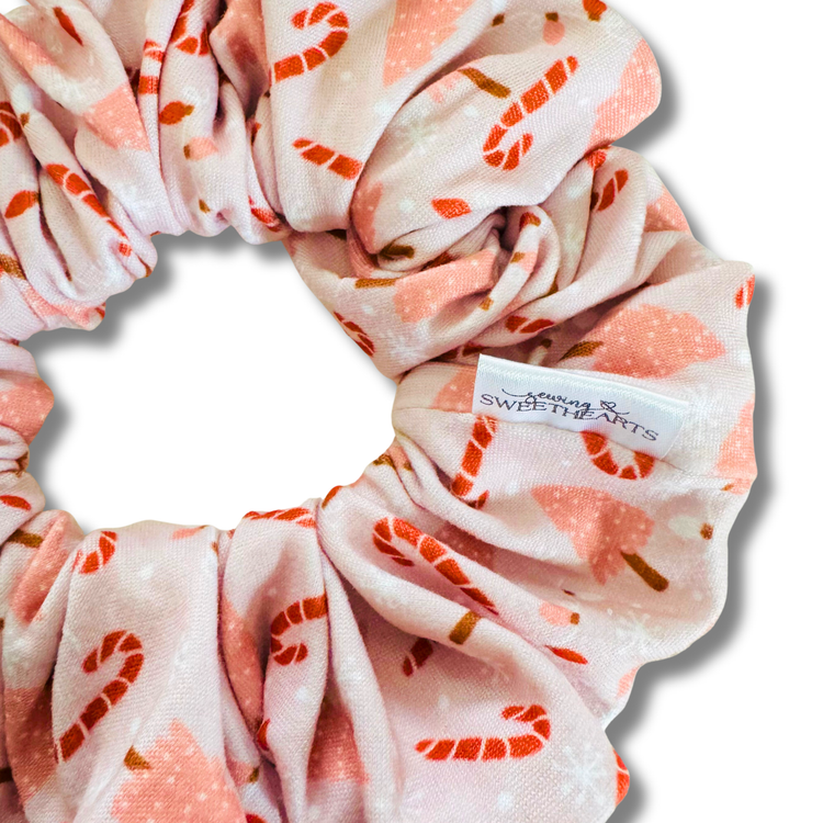 Candy Cane Forest Scrunchie