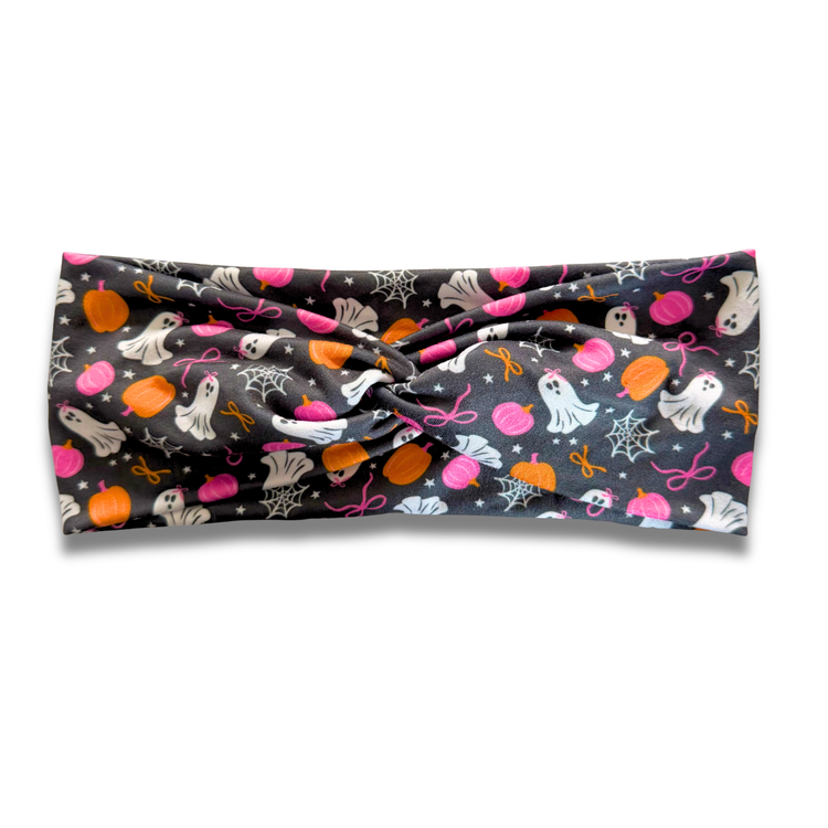 Hallows Eve Sweetheart Headband (or removable tie option) Sewing Sweethearts Sweetheart
