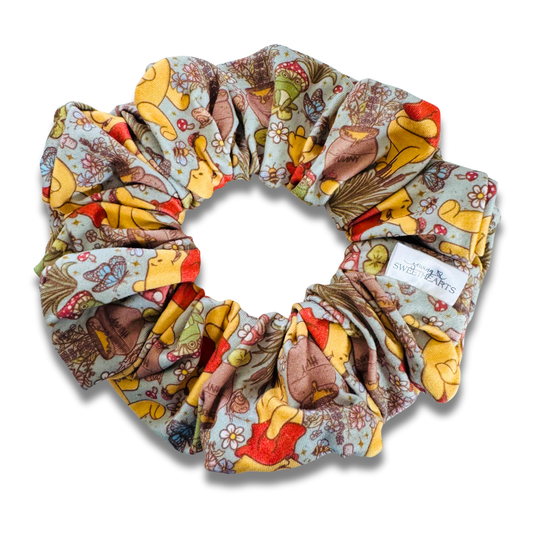 Cottagecore Honey Bear Scrunchie Sewing Sweethearts