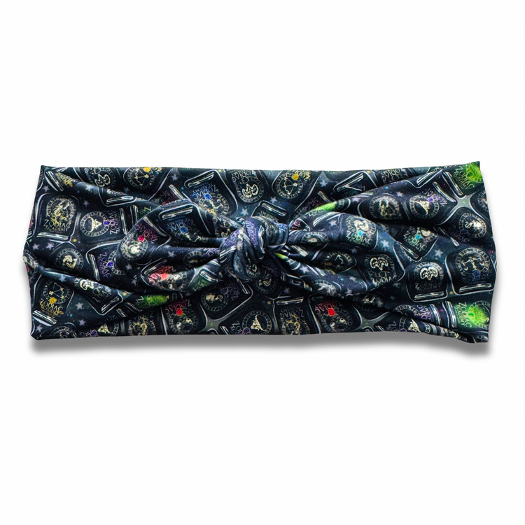 Zodiac Sweetheart Headband (or removable tie option) Sewing Sweethearts Sweetheart with Removable Tie