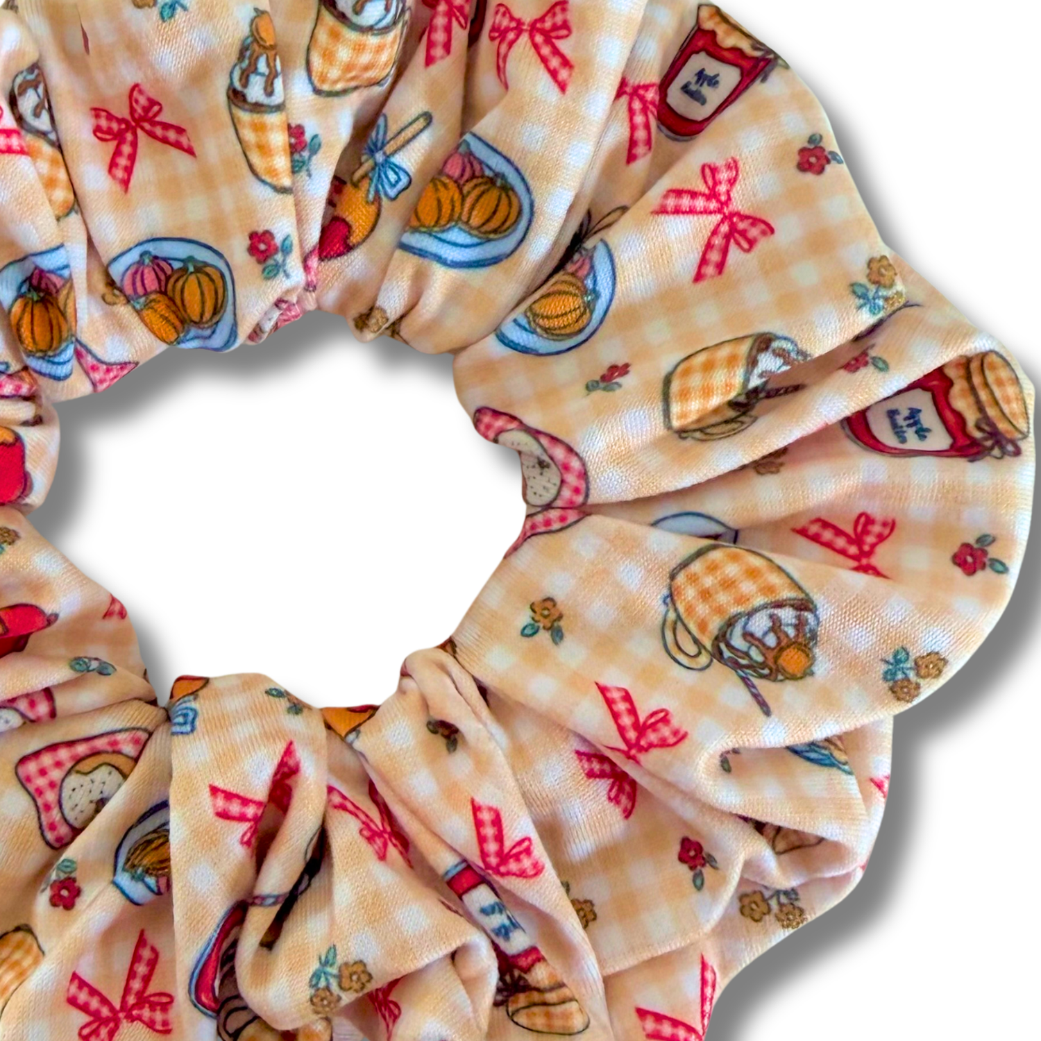Fall Picnic Scrunchie Sewing Sweethearts
