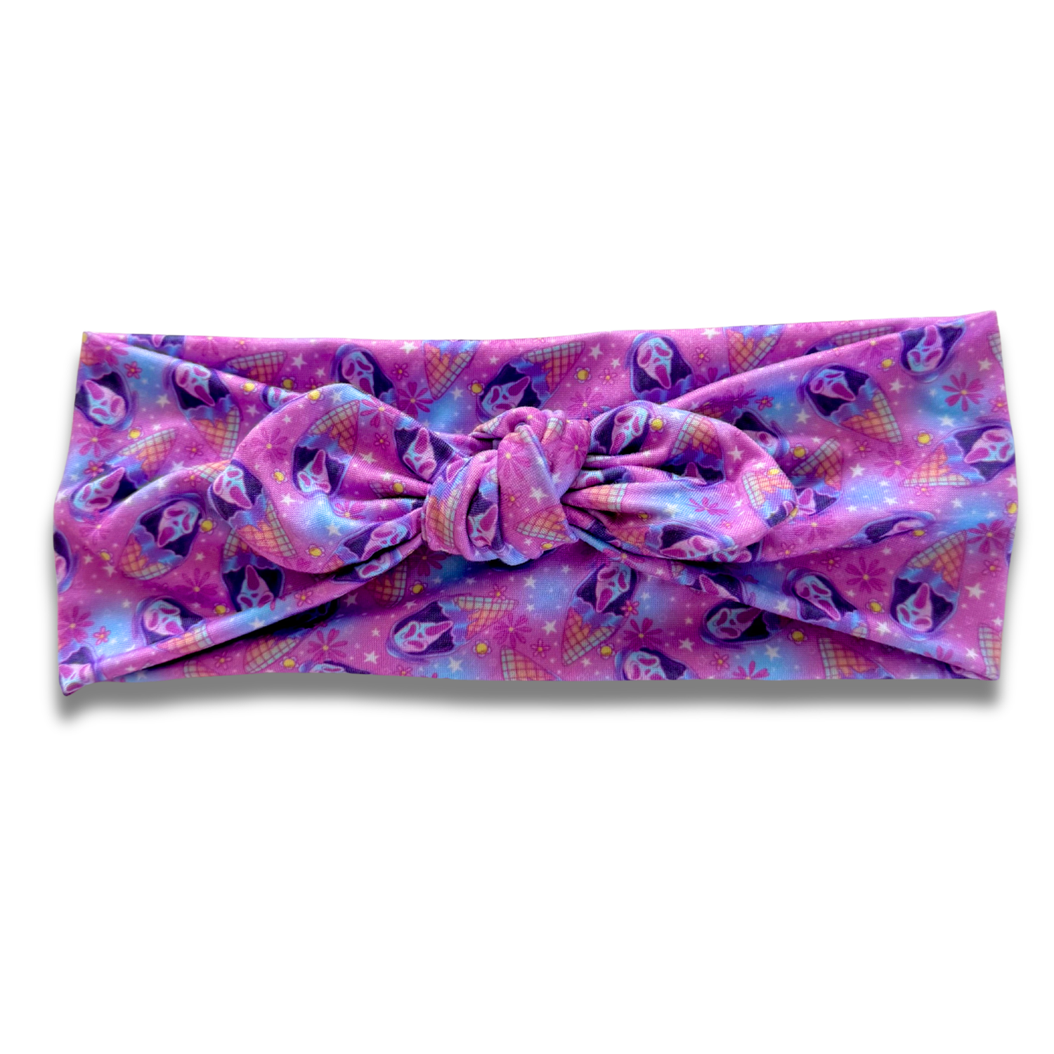 Ice Scream Sweetheart Headband (or removable tie option) Sewing Sweethearts Sweetheart with Removable Tie