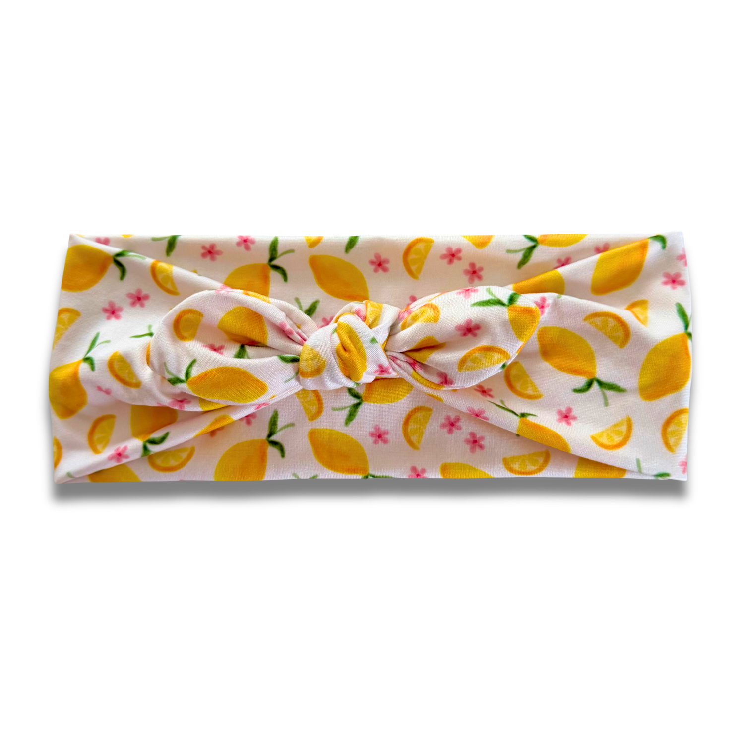 Lemons Sweetheart Headband (or removable tie option) Sewing Sweethearts Sweetheart with Removable Tie