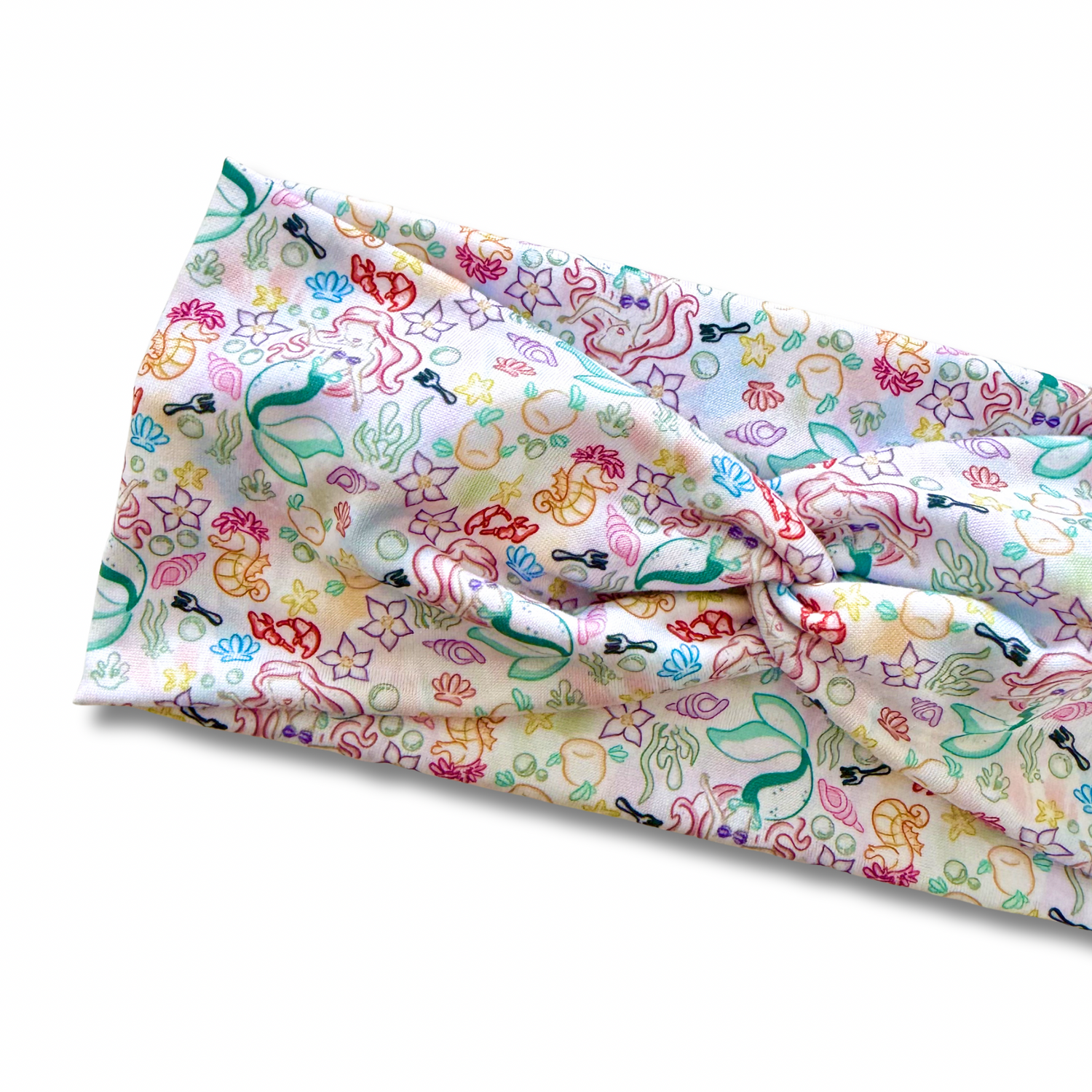 Mermaid Princess Outline Sweetheart Headband (or removable tie option) Sewing Sweethearts