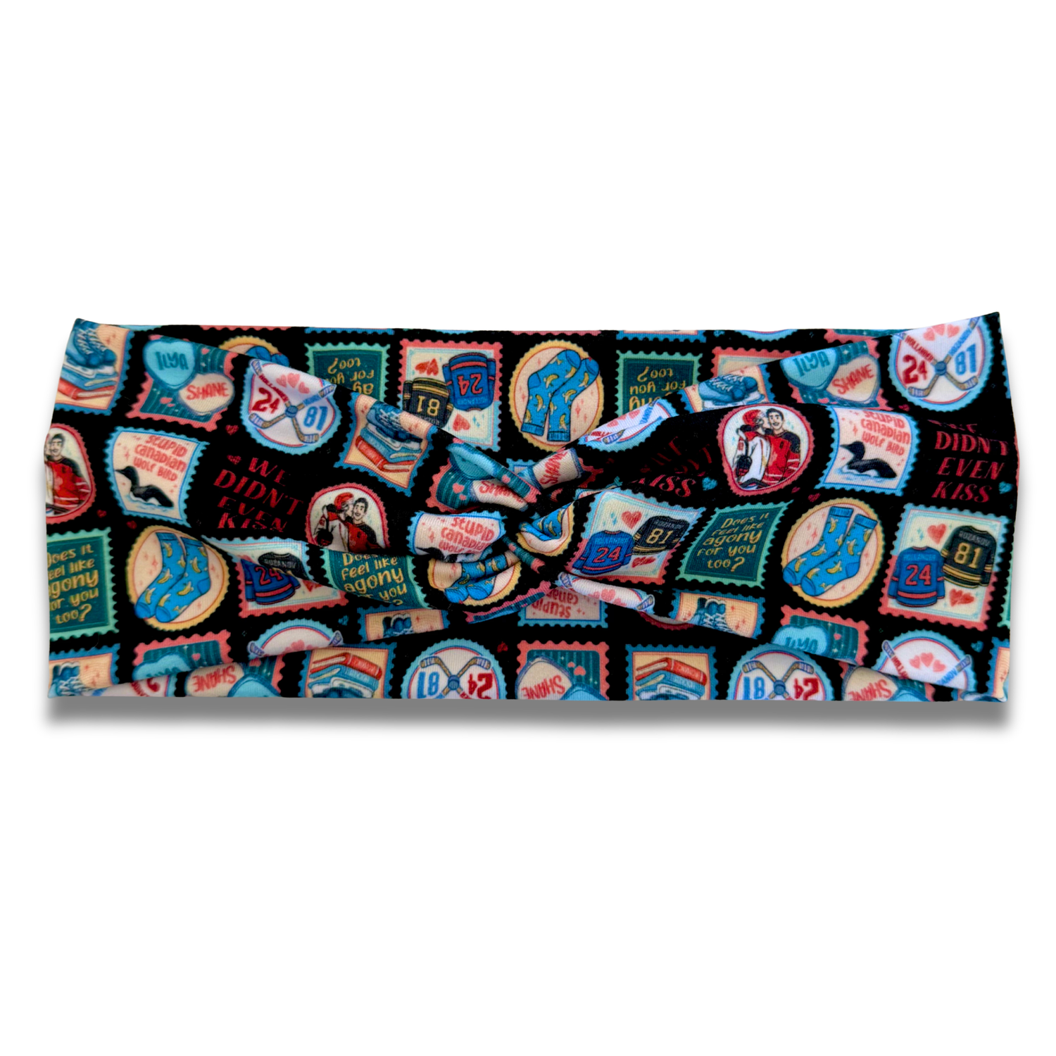 Heated Romance (v.2) Sweetheart Headband (or removable tie option) Sewing Sweethearts Sweetheart