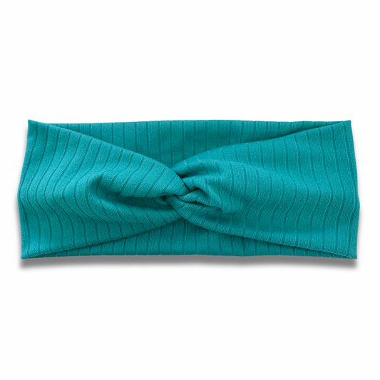Jade Ribbed Sweetheart Headband (or removable tie option) Sewing Sweethearts Sweetheart