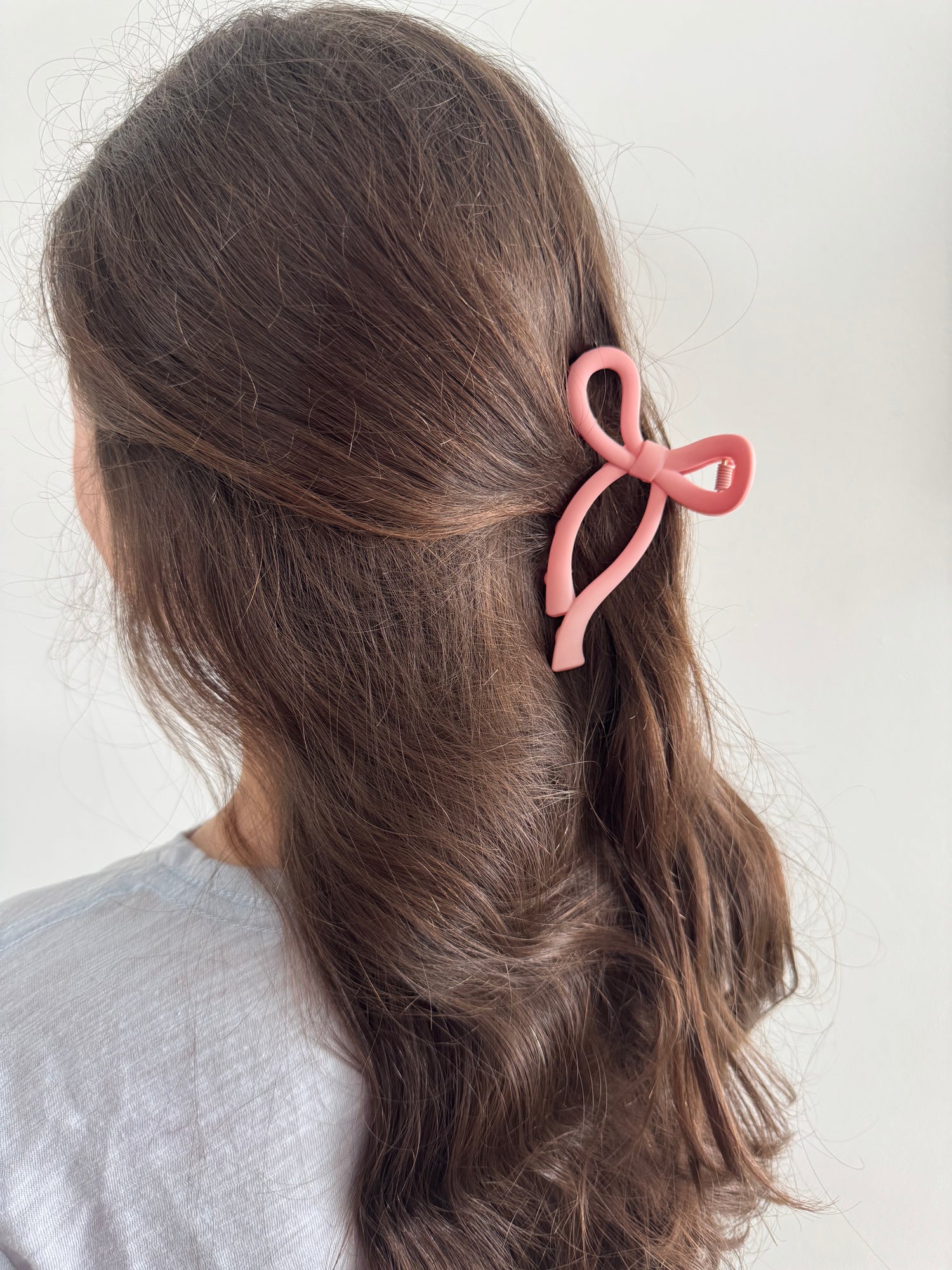 Pink Bow Claw Clip Sewing Sweethearts